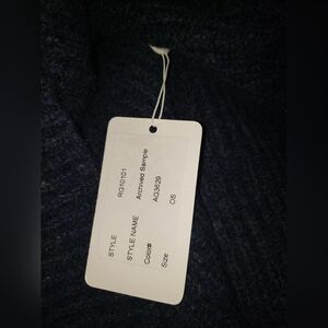 BNWT. Archive Autumn Cashmere blue grey green 100% cashmere neck/head warmer